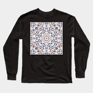 Arabic ornate square pattern Long Sleeve T-Shirt